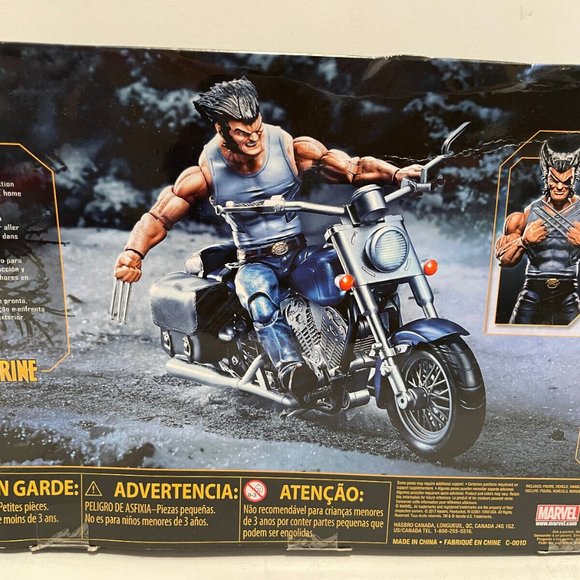 Marvel Legends Riders Wolverine with Motorcycle Action Figure Set - Picture 2 of 2